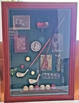 The History Of Golf Display Case 13" 18" Shadow Box. Great Condition. Fixed Price $12.00.