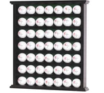 Gift 49-GOLF Ball Display Case Cabinet Rack, No Door Open Black Finish. Fixed Price $46.00.