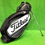 Titleist Premium Stand Bag Black White 9IN 4WAY Divider TB20SXSF Lightweight Men. Fixed Price $429.00.