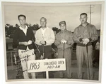 1963 San Diego Open Pro-am Golf Tournament Photo Tony Lema 8X10 See Autograph. Fixed Price $49.95.