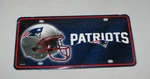 New England Patriots Logo Nfl 12X6 Auto Metal License Plate Tag Fan Merch Nwt. Fixed Price $11.77.