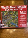 Worlds Most Difficult Jigsaw Puzzle Golf Ed. Double Sided Buffalo Games Sealed !. Fixed Price $25.95.