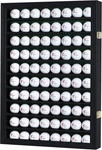 Displaygifts 80 Golf Ball Case Cabinet Wall Rack Holder Solid Wood Frame. Fixed Price $103.26.