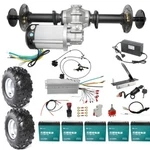 32" Golf Cart Rear Differential Axle Kit 60V 3000W Motor Wheels Fo Kart Trike. Fixed Price $199.99.
