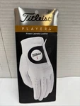 Titleist 6629E-101-M Golf Mens Players Leather Glove Left White Medium. Fixed Price $24.99.