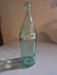 Vintage 1950 Glass Coca-cola Bottle Pt. 11.5 In. Tall. Fixed Price $11.00.