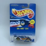 Hot Wheels Mid 1990S Mainline #254 Sol-aire CX4 Blue W/ Gold Wsps Race Team. Fixed Price $10.99.