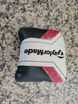 Taylormade Mallet Putter Headcover - White / Black Red. Fixed Price $11.00.