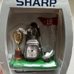 Sharp Collectible Mini Desk Clock - Golf New Box. Fixed Price $25.00.