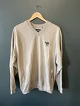Ashworth Mens Brown Ribbed Long Sleeve Pullover Golf Sweatshirt Torrey Pines. Fixed Price $19.99.