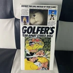 Golfer's Tear Apart Stress Doll - 1989 Blue Ridge Toy Vintage. Fixed Price $10.00.
