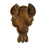 Vtg Wooden Lobster Serving Dish Hand Carved Mid Century Teak Tray 21 X 14 2". Fixed Price $49.95.