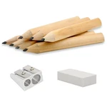 7-PACK 3.5IN Short Triangular Fat Pencils For Preschoolers With Sharpener. Fixed Price $13.88.