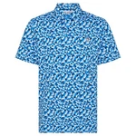 Original Penguin Men's All Over Print Underwater Mosaic Golf Polo Shirt, New. Fixed Price $27.99.
