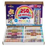 250 Count Multicolor Classroom Reward Pencils Set With 10 Unique Designs. Fixed Price $69.99.