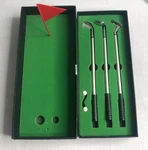 Mini Club Putter Ballpoint Pen Golfers Gift Box Set Desktop Decor For Xmas. Fixed Price $10.80.