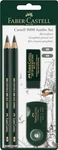 Faber Castell 9000 Jumbo Graphite Pencil Set 2 Count Sketching Drawing Kit. Fixed Price $20.99.