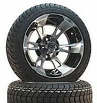 (4) 12" SS112 Lsi Hd Aluminum Alloy Golf Cart Rim Wheels & Tires Mounted. Fixed Price $599.00.
