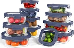 12-PACK Glass Containers With Tempered Lids Borosilicate, Oven-safe, Airtight,. Fixed Price $101.79.