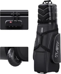 Hard Case Top Golf Club Travel Bag With Wheels, Padded Luggage Cover. Fixed Price $173.32.