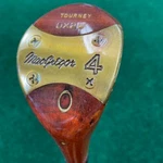 Macgregor Tourney DX2W 4 Wood Action Stiff Steel Shaft Leather Grip Rh. Fixed Price $47.50.