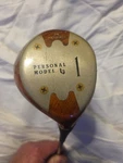 Louisville Golf Personal Model Persimmon Driver Right Handed Steel Dynamic Gold. Fixed Price $50.00.