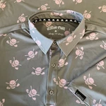 Tattoo Golf Mens Small Polo Shirt Skull Pattern Aop Gray Lucky 13 Performance. Fixed Price $19.00.