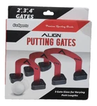 Gosports Align Putting Gates Sizes 2" 3" 4" Golf Training Aid Carry Case. Fixed Price $19.95.