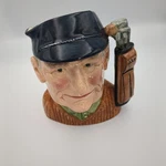 Vintage Royal Doulton Golfer Toby Jug D.6623 1970 Ceramic Character Pitcher. Fixed Price $30.25.