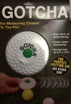 Charter Golf Gotcha Measuring Tape (white) For Closest To The Pin New. Fixed Price $14.99.