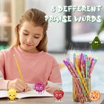 Leinuosen 200 Pcs Scented Pencils Bulk For Kids Inspirational Cute Fun Black. Fixed Price $49.48.