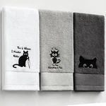 Pcs Black Cat Hand Towels For Kitchen 13.3 X 29.5'' Funny Bathroom Decor Cu.... Fixed Price $31.44.