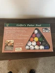 Golfers Putter Pool Game Billiards Club Champ 16 Balls Shooting Rack. Fixed Price $25.00.