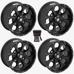 Pro Armor Knight 15" Wheels Black Textron Wildcat Xx (4). Fixed Price $647.80.