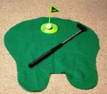 Finelife Potty Golf Age 3+ Novelty Home & Office Putting Skill Practice Game. Fixed Price $14.95.