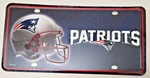 New England Patriots Nfl Helmet Metal License Plate. Fixed Price $14.99.