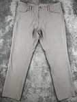 Footjoy Golf Pants Mens 36X32 Gray Athletic Fit Performance Tech Stretch Chino. Fixed Price $24.95.