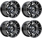 Gtw Spyder 10 Inch Machined/black Aluminum Golf Cart Wheel 3:4 Offset. Fixed Price $332.95.