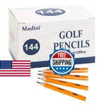 Madisi Golf #2 Hb Half Pencils, 3.5" Mini Pre-sharpened, 144 Count. Fixed Price $20.67.