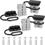 50A Battery Quick Connector 6-12 Awg Jumper Cable Plug Flame-retardant Anderson. Fixed Price $21.06.