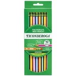 Ticonderoga X13910 Striped Wood-cased Pencils, 2 Count (pack Of 1), White. Fixed Price $6.29.