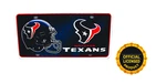 Licensed Nfl Houston Texans Metal Car Novelty Plate Auto Tag. Fixed Price $15.96.