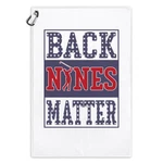 Msticey Back Nines Matter Funny Printed Microfiber Golf 23.5X15.5, White. Fixed Price $24.99.