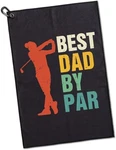 Best Dad By Par Printed Microfiber Golf Towel, Funny 23.6X15.7, Black. Fixed Price $23.99.