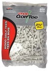 Pride Golf Tees 500 Count White Solid Hardwood Non Toxic Lead Free Safe Paint. Fixed Price $29.29.