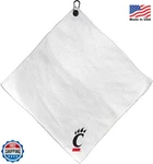 Team Golf Ncaa Microfiber Towel 15X15 White With Carabiner. Fixed Price $28.99.