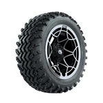Set Of Gtw 14" Nexus Golf Cart Wheels On 23X10.00-14 Rogue All-terrain Tires. Fixed Price $939.99.