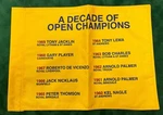 Decade Of Open Champions Golf Pin Flag (winners Names 1960-1969) Not Signed. Fixed Price $167.90.