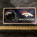 Denver Broncos Nfl Football Aluminum Metal License Plate Tag New Rico. Fixed Price $9.99.