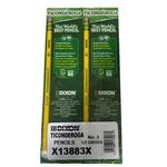 Dixon Ticonderoga Wood-cased Pencils Unsharpened #3 Hard, 12 Ct/pack, Lot Of 6. Fixed Price $31.99.